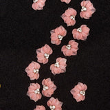 Set of 10pcs / 20PCS 7 petals 3D FLOWERS-acrylic flowers-3D nail art - nail charms - Nail design