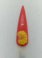 Set of 2pcs/ 4pcs/ 6pcs/ 8pcs/ 10pcs 9 petals 3D FLOWERS - acrylic flowers-3D nail art - nail charms