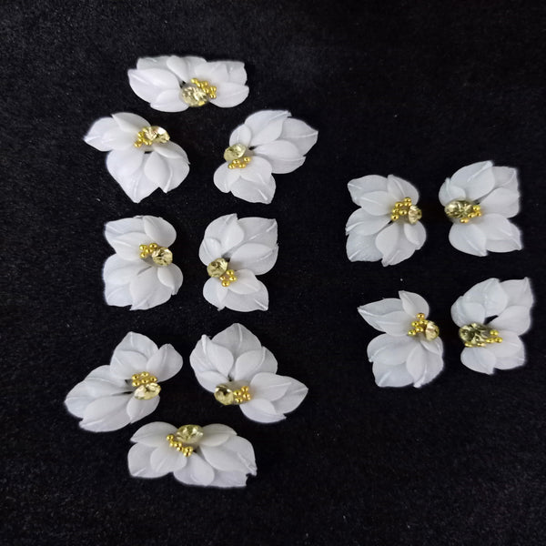 7 petals 3D FLOWERS-acrylic flowers-3D nail art - nail charms - Nail design