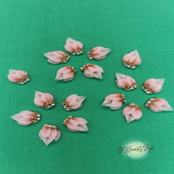 20 Pcs Combo 3D FLOWERS-acrylic flowers-3D nail art - nail charms - nail charms 3D - nail art- 3D acrylic flower - Nail design