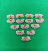 Set of 2pcs/ 4pcs/ 6pcs/ 8pcs/ 10pcs 9 petals 3D FLOWERS - acrylic flowers-3D nail art - nail charms