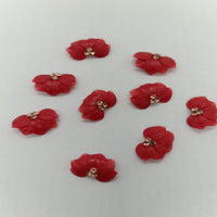 Set of 4pcs/6pcs/8pcs/10pcs/20pcs 3D Acrylic Flowers - Acrylic Flowers -3D nail art - nail charms - nail charms 3D - Nail design