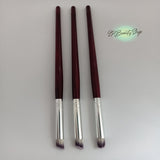 Ombre brush for nail design and nail art wooden handle one size only