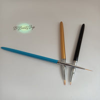3 pcs Nail Brush Set for Nail Art Brushes, liner brush, Painting Brushes set/ Lining painting brush