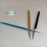 3 pcs Nail Brush Set for Nail Art Brushes, liner brush, Painting Brushes set/ Lining painting brush