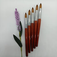 Acrylic Nail Brush Sizes 14-16 Wooden handle