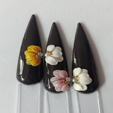 3D beautiful side flowers for nail design, nail art, nail charm