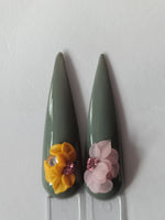 10pcs Combo 10 petals 3D FLOWERS-acrylic flowers-3D nail art - nail charms - nail charms 3D - nail art- 3D acrylic flowers - Nail design