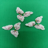 Set of 4pcs/6pcs/8pcs/10pcs/20 pieces 7 petals 3D FLOWERS-acrylic flowers-3D nail art - nail charms - Nail design