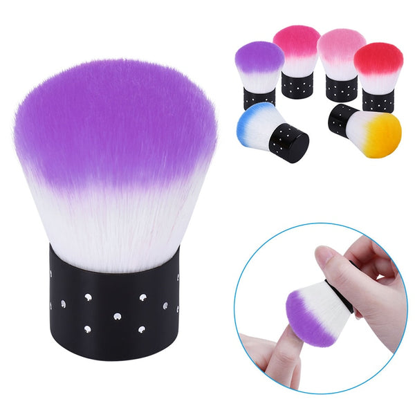 Nail wiping brushes Nail brushing Nail Art Manicure Tools Nail Dust Cleaner