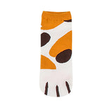 Women's Cute Kitty Cat Paws Prints funny socks On Toes