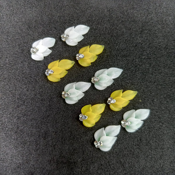 4pcs 3D Flower Nail - Acrylic Flowers For Nail Arts