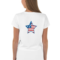 Print Crop Tee