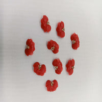 Set of 4pcs/6pcs/8pcs/10pcs/20pcs 3D Acrylic Flowers - Acrylic Flowers -3D nail art - nail charms - nail charms 3D - Nail design