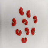 Set of 4pcs/6pcs/8pcs/10pcs/20pcs 3D Acrylic Flowers - Acrylic Flowers -3D nail art - nail charms - nail charms 3D - Nail design