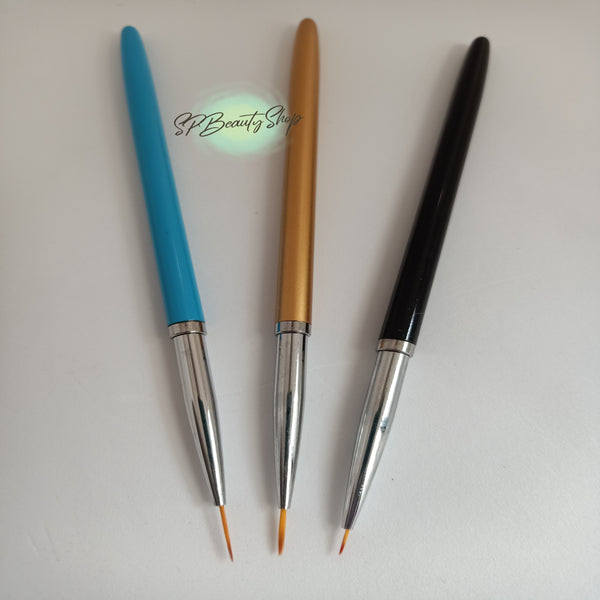 3 pcs Nail Brush Set for Nail Art Brushes, liner brush, Painting Brushes set/ Lining painting brush