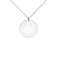 Engraved Disc Necklace