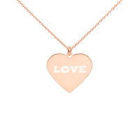 Engraved Heart Necklace