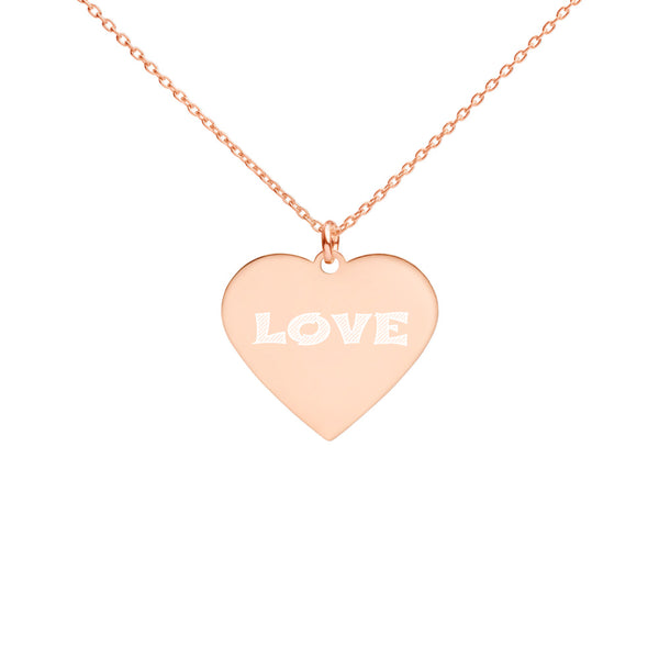 Engraved Heart Necklace