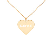 Engraved Heart Necklace