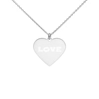 Engraved Heart Necklace