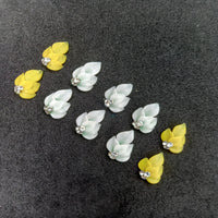 Set of 4pcs/ 6pcs/ 8pcs/ 10pcs 3D Acrylic Flowers -acrylic flowers-3D nail art - nail charms - nail charms 3D - nail art- Nail design