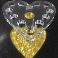 Heart shape brush holder, Brush organizer, brush keeper