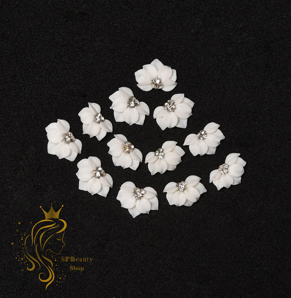 10pcs 7 petals 3D FLOWERS-acrylic flowers-3D nail art - nail charms - nail charms 3D - nail art- 3D acrylic flowers - Nail design