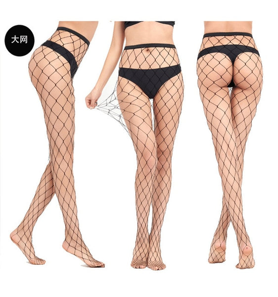 Womens Fashion Sexy Hollow Out Sexy Pantyhose Black Women Tights Stocking Fishnet Stockings Club Party Hosiery Calcetines