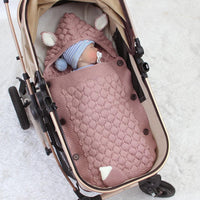 Baby Sleeping Bags Envelopes 0-6M Newborn Bebes Swaddle Wrap Sleepsacks for Stroller 75*35cm Infant Kids Accessories Cartoon Fox