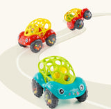 Baby Car Doll Toy Crib Mobile Bell Rings Grip Gutta Percha Hand Catching Ball s for Newborns 0-12 Months