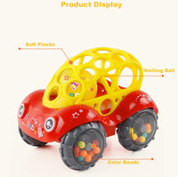 Baby Car Doll Toy Crib Mobile Bell Rings Grip Gutta Percha Hand Catching Ball s for Newborns 0-12 Months