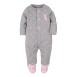 Spring Autumn Baby Romper 100% Cotton Newborn Baby Clothes Long Sleeve Baby Girl Clothing Cartoon Jumpsuit Infant Clothes