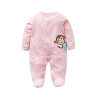 Spring Autumn Baby Romper 100% Cotton Newborn Baby Clothes Long Sleeve Baby Girl Clothing Cartoon Jumpsuit Infant Clothes