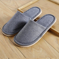 Natural Flax Home Slippers Indoor Floor Shoes Silent Sweat Slippers For Summer Women Sandals Slippers 37-43