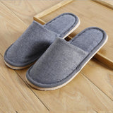 Natural Flax Home Slippers Indoor Floor Shoes Silent Sweat Slippers For Summer Women Sandals Slippers 37-43