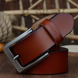 COWATHER men belt cow genuine leather designer belts for men high quality fashion vintage male strap for jeans cow skin XF002