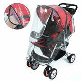 Brand New Baby Stroller Raincover Universal Pushchair Pram Buggy Rain Cover Transparent Rain Cover