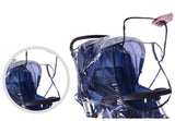 Brand New Baby Stroller Raincover Universal Pushchair Pram Buggy Rain Cover Transparent Rain Cover