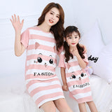 Mother Daughter Nightgowns Girl Dresses Kids Pyjamas Family Matching Clothes Women Sleepwear Baby Pajamas Mom And Daughter Dress