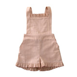 Toddler Baby Girls 6M-4T Kids Summer Romper Solid One-Pieces Sleeveless Casual Jumpsuit 4 Colors