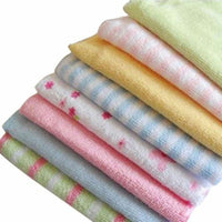 New 2020 8pcs/Pack Soft Baby Bath Towel Cotton Infant Newborn Washcloth Feeding Wipe Kid Face Cloth Children Handkerchief