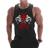 New gyms clothing cotton bodybuilding tank top bodybuilder mens tops sleeveless