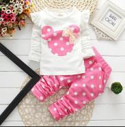 Girls Clothing Sets Winter Girls Clothes Set T-shirt+pants 2 pcs Kids Clothes Girl Sport Suit Children Clothes 6M-24M