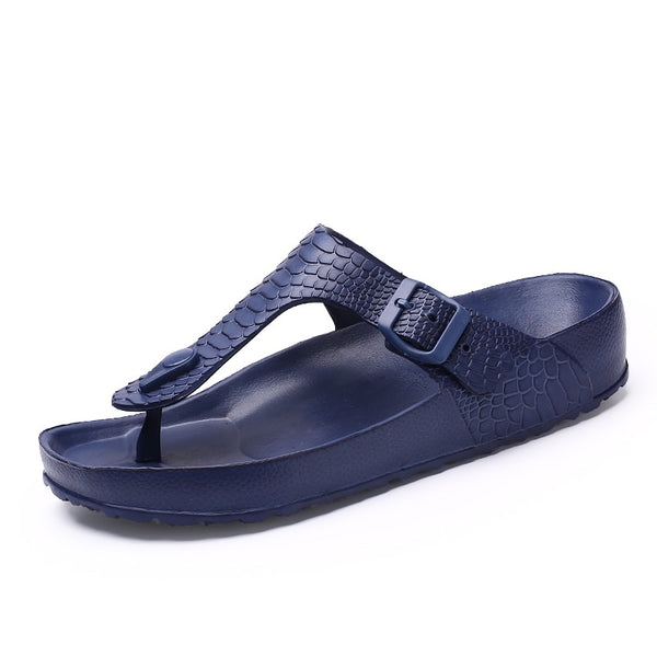 Men Flip Flops Summer Shoes Man Outside Beach Slippers EVA Light Soft Slippers Women Footwear Plus Size Male Sandals Flat Shoes