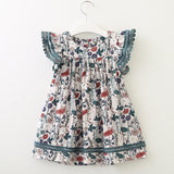 New Summer Girls' Dress Korean Strap Plaid Casual Sleeveless Party Princess Dress Cute Children's Baby Kids Girls Clothing