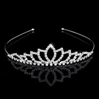 Gold Color Princess Tiaras and Crowns Queen Crown Headband Accessories Kids Hair Jewelry Wedding Prom Hair ornaments