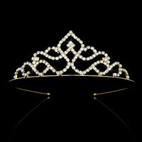 Gold Color Princess Tiaras and Crowns Queen Crown Headband Accessories Kids Hair Jewelry Wedding Prom Hair ornaments
