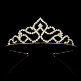 Gold Color Princess Tiaras and Crowns Queen Crown Headband Accessories Kids Hair Jewelry Wedding Prom Hair ornaments