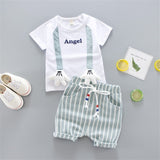 Toddler Boys Clothes Children Clothing Cartoon Summer Clothing Top+Pant 2Pcs  Cute Kids Casual Boys Sport Suits Outfit 1-2-3-4Y